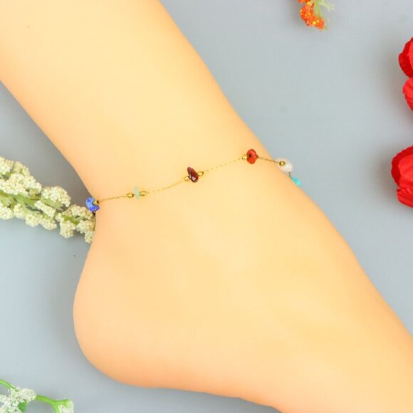 Handmade Anklet – A Stylish Choice for Women, Thoughtful Gift Idea, EVCH1109 - Picture 4 of 9